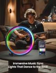 Smart RGB LED Lamp with Music Sync & Voice Control