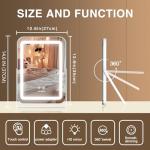 Light Up Makeup Mirror with Smart Touch Control
