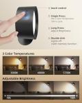 Rechargeable LED Wall Sconces with Remote Control