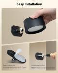 Rechargeable LED Wall Sconces with Remote Control
