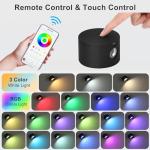 Smart LED Wall Sconces - Dimmable, RGB, Rechargeable