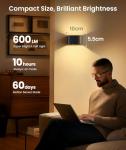 Motion Sensor Wall Lamps with Remote - 4 Pack