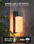 Govee Smart RGBIC Outdoor Wall Lights - 2 Pack