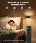 Motion Sensor Wall Lamps with Remote - 4 Pack
