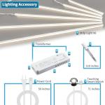 LED Recessed Lighting Kit with Smart Touch Switch