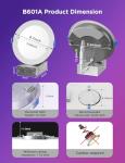 Govee Smart RGBWW LED Recessed Downlight, 4 Pack