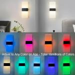 BOSITE RGB Wall Sconces - 16 Million Colors