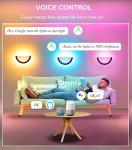 Smart WiFi LED Wall Sconce with Color Change