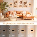 BOSITE RGB Wall Sconces - 16 Million Colors