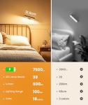 Rechargeable LED Wall Sconces with Remote Control