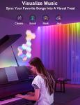 Smart RGB Hexagon LED Lights for Gaming Setup