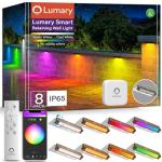 Smart 8-Pack Color-Changing LED Outdoor Wall Lights