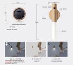Hireath Smart Battery-Powered LED Wall Lights