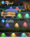 Raxjov 8 Pack Smart LED Landscape Wall Lights