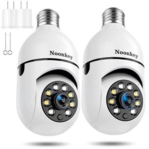 Noonkey 360° WiFi Light Bulb Security Cameras