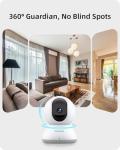 2K Indoor Security Camera with 360° Motion Tracking