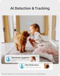 2K Indoor Security Camera with 360° Motion Tracking