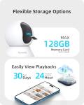 2K Indoor Security Camera with 360° Motion Tracking