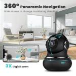 Litokam 2K 360° Indoor Security Camera with App