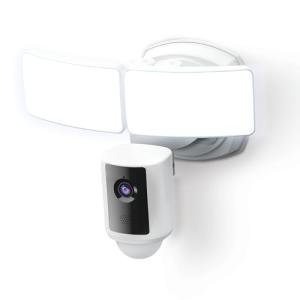 Feit Electric SEC5000/CAM/WIFI Outdoor LED Smart Security Camera with Motion Sensor, 2-Way Audio, 5000 Lumens Floodlight, Works with Alexa and Google Asst, Alarm, Hardwired, Updated Version of SEC3000
