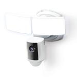 Feit Electric SEC5000/CAM/WIFI Outdoor LED Smart Security Camera with Motion Sensor, 2-Way Audio, 5000 Lumens Floodlight, Works with Alexa and Google Asst, Alarm, Hardwired, Updated Version of SEC3000