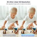 Galayou Indoor Home Security Cameras - 2K WiFi Surveillance Camera with Two-Way Audio for Baby/Pet/Dog/Nanny, Smart Siren with Phone App, SD/Cloud Storage, Works with Alexa & Google Home G7-2PACK