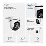 TP-Link Tapo 1080P Outdoor Wired Pan/Tilt Security Wi-Fi Camera, 360° View, Motion Tracking, Works with Alexa & Google Home, Night Vision, Free AI Detection, Cloud & SD Card Storage, Tapo C500