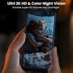 2025 Upgraded 2K Security Cameras Wireless Outdoor, Free Cloud Storage & Local SD Card Support, 1-6 Months Battery Life, Waterproof, 2-Way Talk, AI Motion Detection Spotlight Siren Alarm Camera