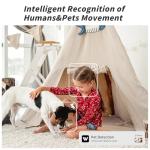 JWQPO Indoor Camera 5G&2.4G WiFi Cameras for Home Security Instant 911 Alert, 360° Pan/Tilt Baby Monitor/Dog/Pet Camera AI Motion Detection Night Vision, Speaker, US Cloud Storage (2Pack)