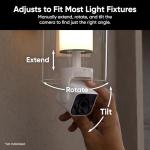WYZE Bulb Cam Security Camera, 2K HD Outdoor Light Bulb Camera, Color Night Vision, Dimmable LED Bulb, Motion Detection, Siren Alarm, Works w/Alexa/Google Assistant. Free Expert Support