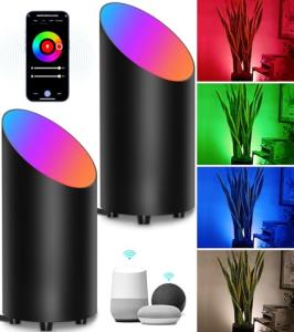 SUNVIE Smart RGBW Floor Can Light 2 Pack