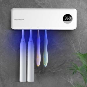 Auntyfey Wall-Mounted Toothbrush Sanitizer with Timer