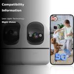 JWQPO Indoor Camera 5G&2.4G WiFi Cameras for Home Security Instant 911 Alert, 360° Pan/Tilt Baby Monitor/Dog/Pet Camera AI Motion Detection Night Vision, Speaker, US Cloud Storage (2Pack)