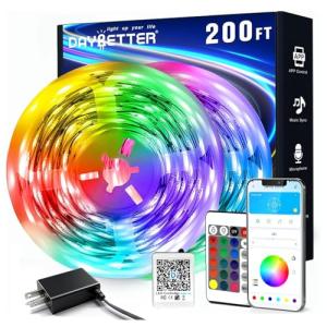 Smart LED Strip Lights 200 ft with App Control