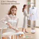 HAPAIS 1800W Standing Clothes Steamer with 10 Modes