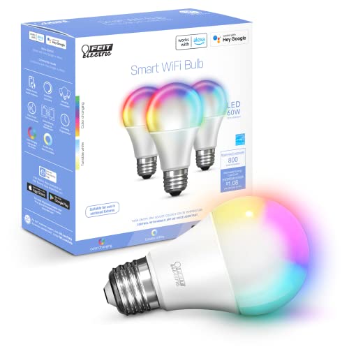 Feit Smart LED Color Selectable Bulbs (3 Pack)