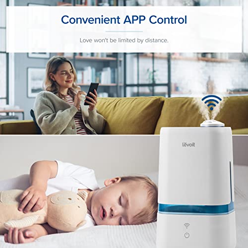 Smart Wi-Fi Humidifier with Essential Oils Diffuser