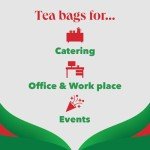 PG Tips Original | Black Tea Bags Bulk | One Cup | Refreshing & Flavourful | Ideal For Office Catering | 1100 Plant Based Biodegradable Square Teabags