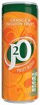 J2O Fruit Juice, Orange and Passion Fruit, 250ml Cans (Pack of 12)