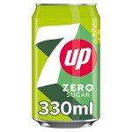 7UP Zero Lemon & Lime Cans 24 x 330ml
