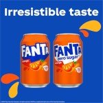 Fanta Can Orange Zero 330 ml (Pack of 24)