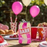 BARR since 1875, 24 Pack American Cream Soda, Zero No Sugar Sparkling Soft Drink with a Creamy Taste of American Cream Soda, "Fizzingly Fun" - 24 x 330ml Cans