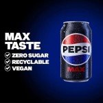 Pepsi Max No Sugar Cola Cans 24 x 330ml