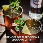 Smirnoff No. 21 Vodka | 37.5% vol | 1L | Triple Distilled & 10 x Filtered | Premium Vodka Made in Great Britain | Smooth with a Hint of Sweetness & Pepper | Vodka 1ltr
