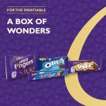Cadbury & OREO Big Box of Treats, 64 Assorted Chocolates and Snacks, 1790 g (Pack of 1)