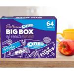 Cadbury & OREO Big Box of Treats, 64 Assorted Chocolates and Snacks, 1790 g (Pack of 1)
