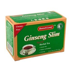 Ginseng Slim Natural Tea Blend Special Herbal Mix with Green Tea and Malva Verticillata / Slimming Tea / Diet Tea / Detox Tea / 20 Teabags