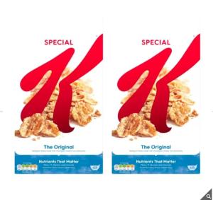 Kellogg's Special K & Vitamin D & Vitamin B6 &Cereal Contains ≥15% RI of Iron 2 x 750g