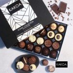 Kakoa Iconic Vegan Chocolate Selection Box - 24 Chocs | Brownie, Coffee, Caramel, Liqueur | Plant Based Luxury Chocolates For Special Occasions | Gifts for Vegans, Vegetarian, Dairy Free Diets