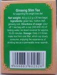 Ginseng Slim Natural Tea Blend Special Herbal Mix with Green Tea and Malva Verticillata / Slimming Tea / Diet Tea / Detox Tea / 20 Teabags